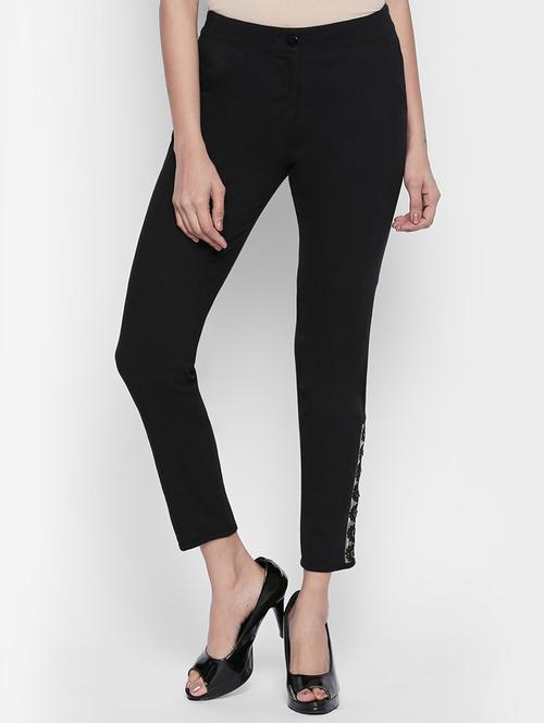 embroidered straight pant - 15672742 - Very Small Image - 1