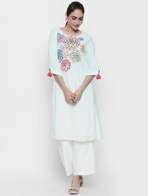 straight printed kurta - 15672762 - Very Small Image - 1