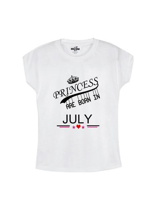 white cotton blend tee - 15673197 - Very Small Image - 1