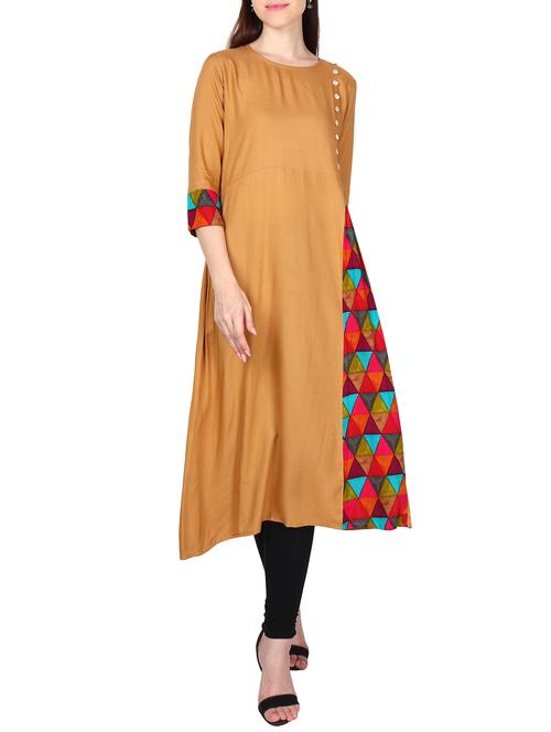 flared printed kurta - 15673936 - Very Small Image - 1