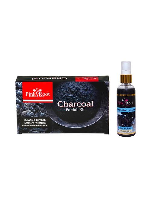charcoal face wash with facial kit 83gm - 15674279 - Very Small Image - 1