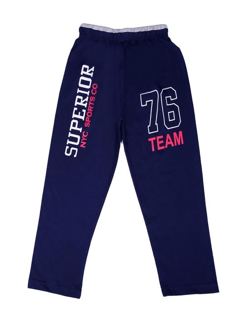 blue cotton track pant - 15674709 - Very Small Image - 1