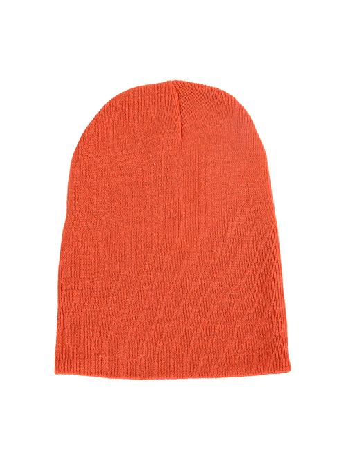 orange cotton polyester blend beanie - 15675506 - Very Small Image - 1