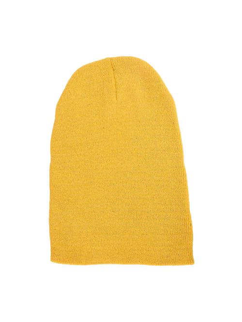 yellow cotton polyester blend beanie - 15675508 - Very Small Image - 1