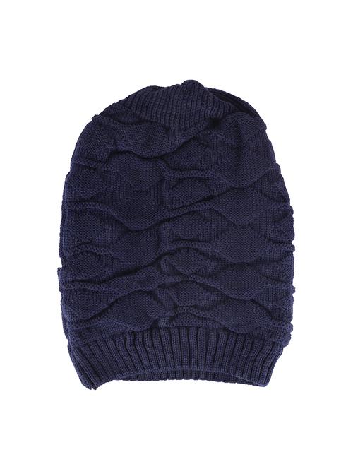 blue cotton beanie - 15675551 - Very Small Image - 1