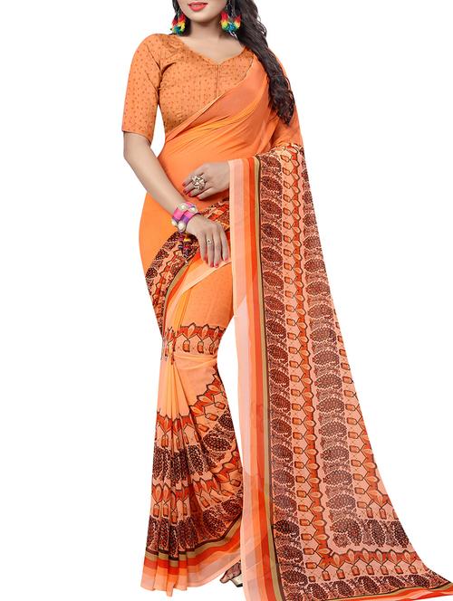 digital paisley printed saree - 15676304 - Very Small Image - 1