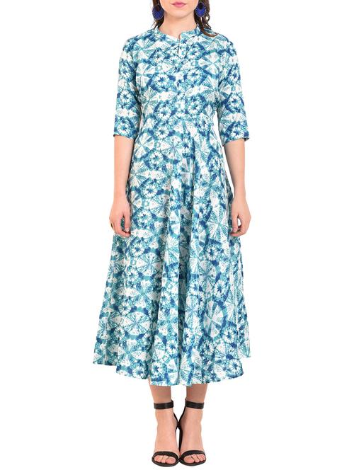 flared printed kurta - 15676415 - Very Small Image - 1