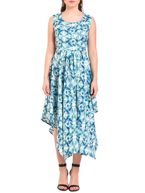 tie and dye asymmetric dress - 15676432 - Very Small Image - 1
