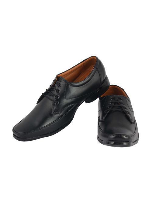 black leather lace-up derbys - 15676452 - Very Small Image - 1
