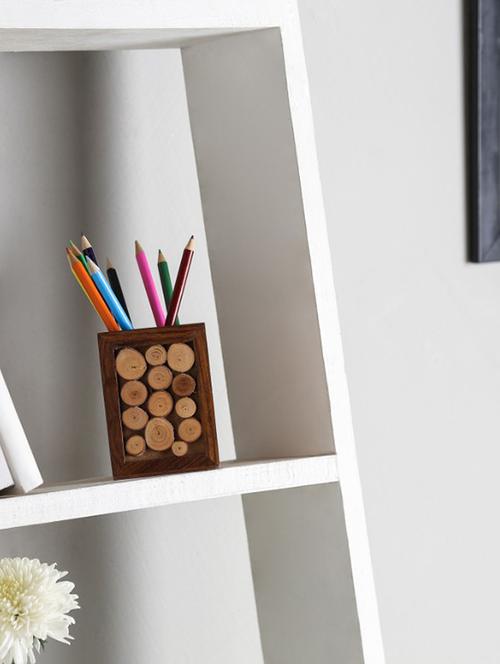 unravel india sheesham pen stand - 15677692 - Very Small Image - 1