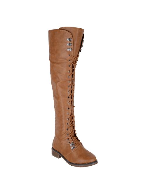 tan knee length boots - 15677890 - Very Small Image - 1