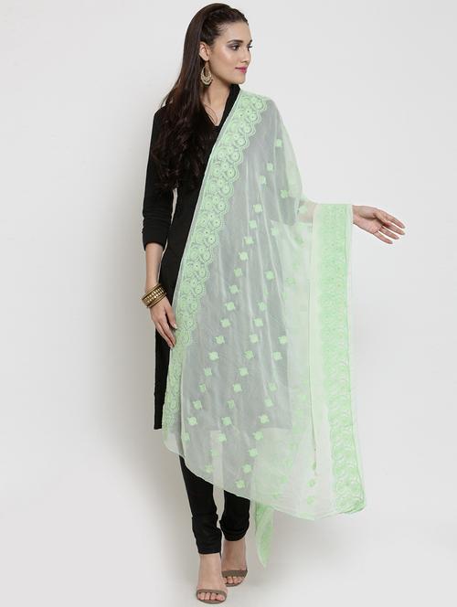embroidered nazneen dupatta - 15678389 - Very Small Image - 1