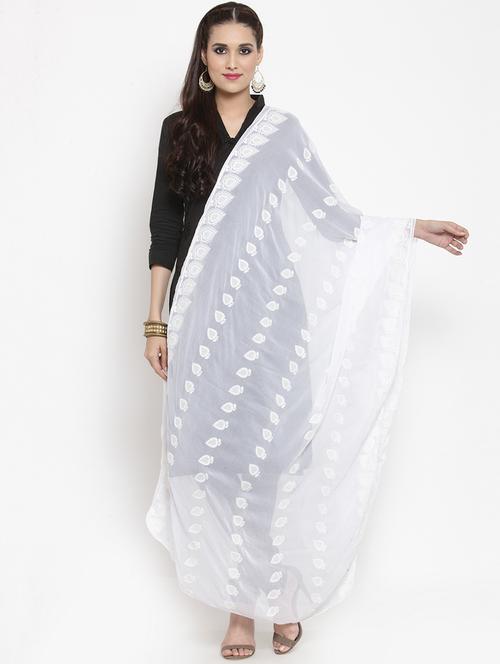 embroidered nazneen dupatta - 15678396 - Very Small Image - 1