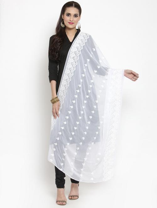 embroidered nazneen dupatta - 15678398 - Very Small Image - 1