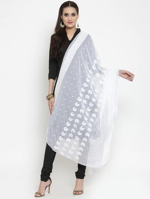 embroidered nazneen dupatta - 15678399 - Very Small Image - 1