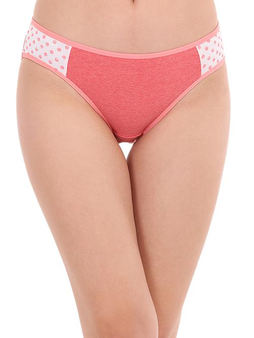 dot print mid waist panty - 15679246 - Very Small Image - 1