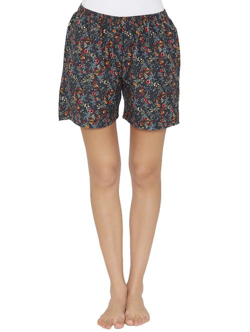 floral nightwear shorts - 15679589 - Very Small Image - 1