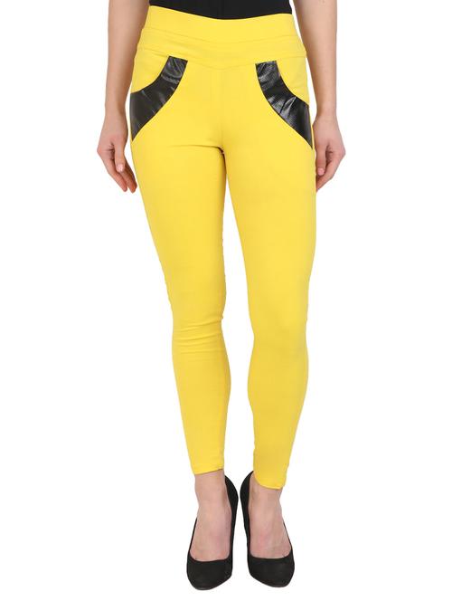contrast panel detail jeggings - 15679605 - Very Small Image - 1