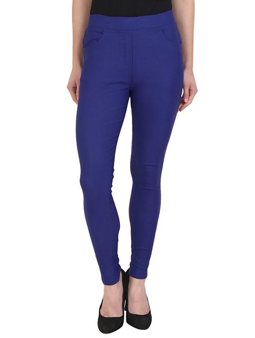 high waist solid jegging - 15679612 - Very Small Image - 1
