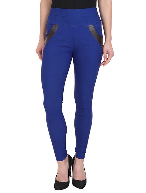 high waist solid jegging - 15679613 - Very Small Image - 1