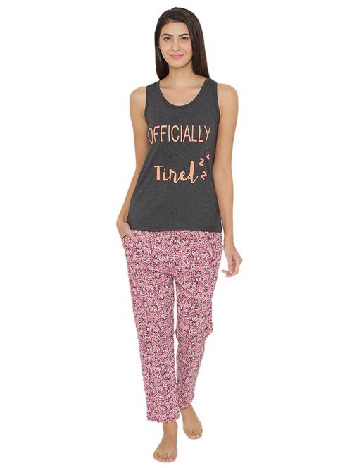 graphic print nightwear pajama set - 15679638 - Very Small Image - 1