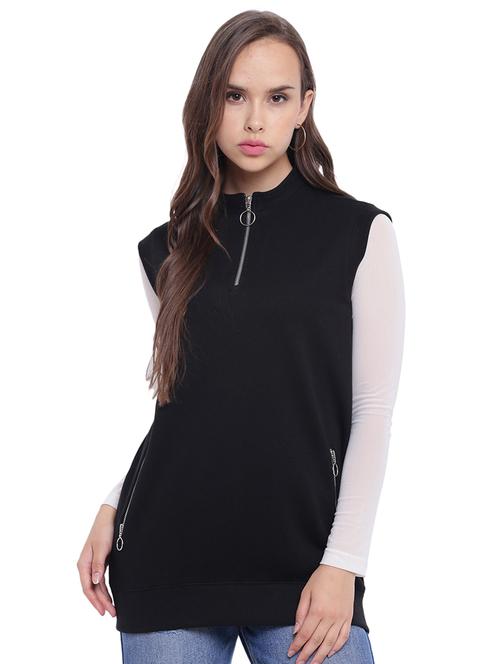 hooded zip detail sweatshirt - 15679673 - Very Small Image - 1