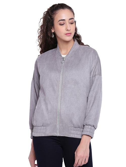 drop waist bomber jacket - 15679683 - Very Small Image - 1