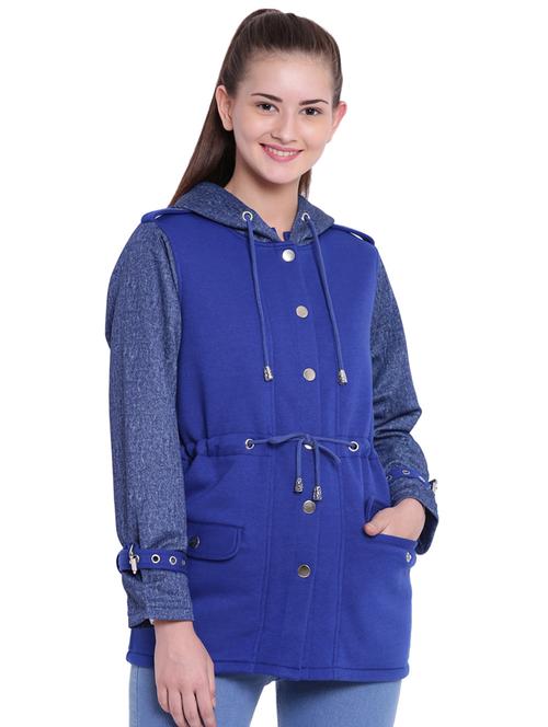 draw-string detail parka jacket - 15679755 - Very Small Image - 1