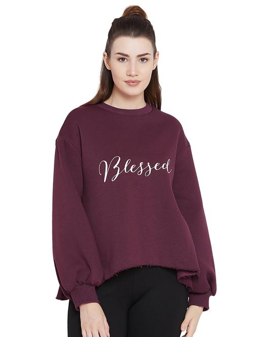 typographic print sweatshirt - 15682041 - Very Small Image - 1