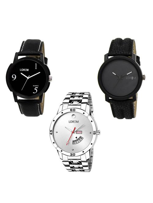 set of 3 analog watch combo -(lk-06-21-103) - 15684766 - Very Small Image - 1