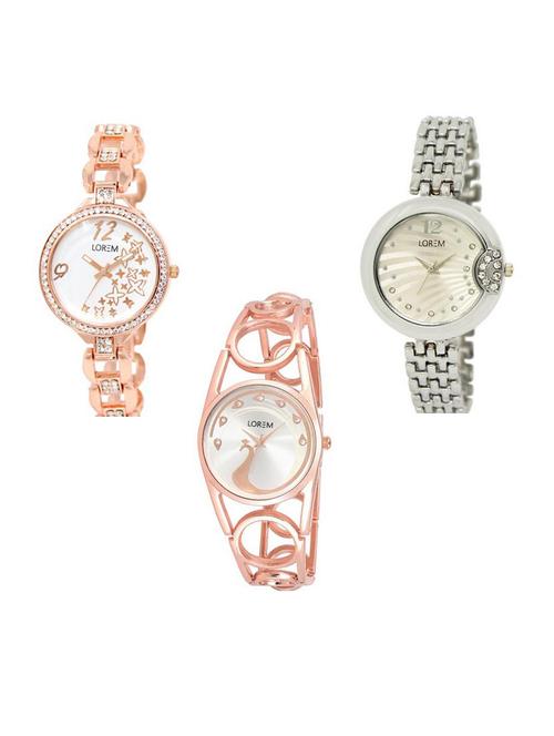 set of 3 analog watch combo -(lk210-227-232) - 15688021 - Very Small Image - 1