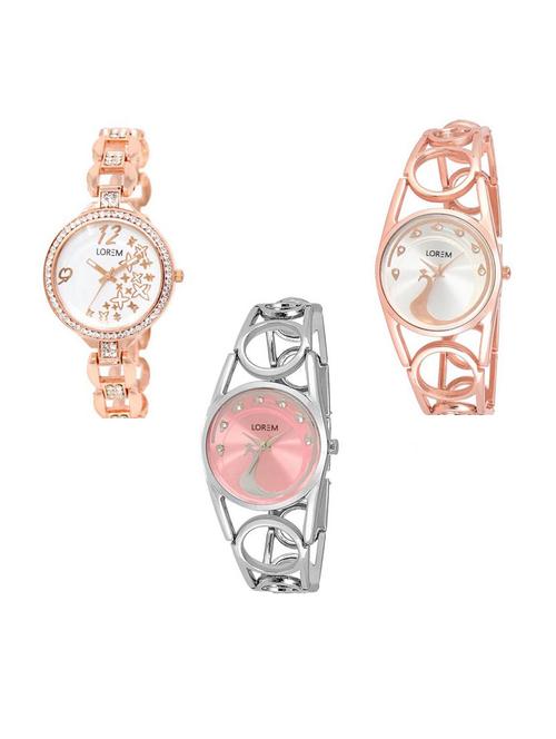 set of 3 analog watch combo -(lk210-232-233) - 15688077 - Very Small Image - 1