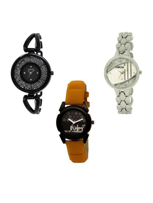 set of 3 analog watch combo -(lk211-223-235) - 15688359 - Very Small Image - 1