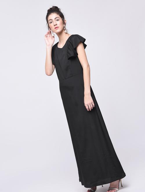 flutter sleeved maxi dress - 15692002 - Very Small Image - 1