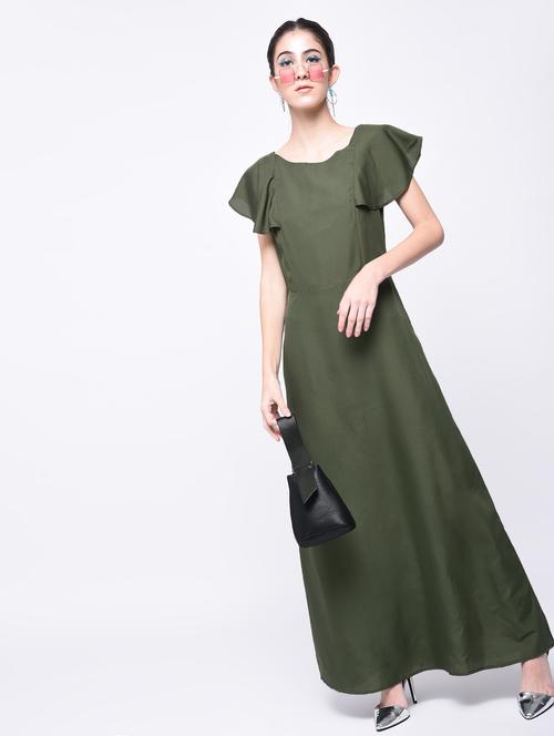 flutter sleeved maxi dress - 15692004 - Very Small Image - 1