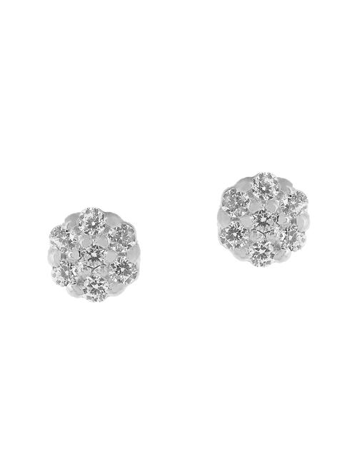 silver plated studs earring - 15692476 - Very Small Image - 1