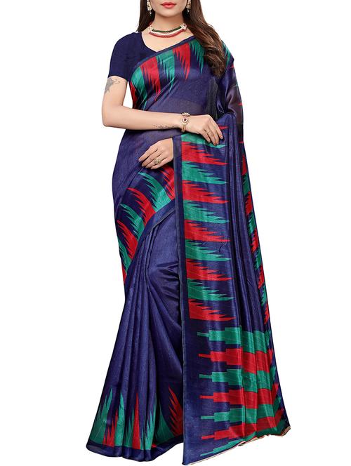 temple bordered saree with blouse - 15692518 - Very Small Image - 1