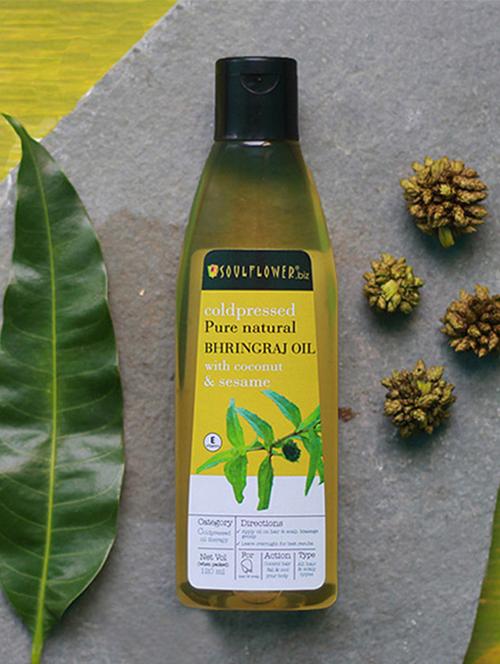 soulflower coldpressed bhringraj carrier oil - 15692651 - Very Small Image - 1