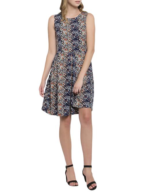 ditsy floral a-line dress - 15692708 - Very Small Image - 1