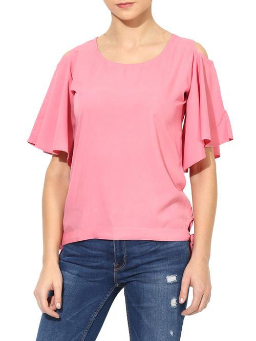 cold shoulder bell sleeved top - 15692749 - Very Small Image - 1