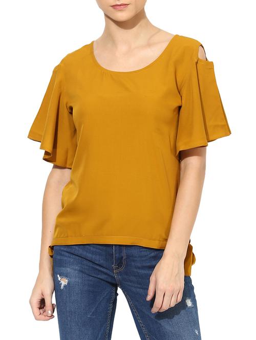 cold shoulder bell sleeved top - 15692750 - Very Small Image - 1
