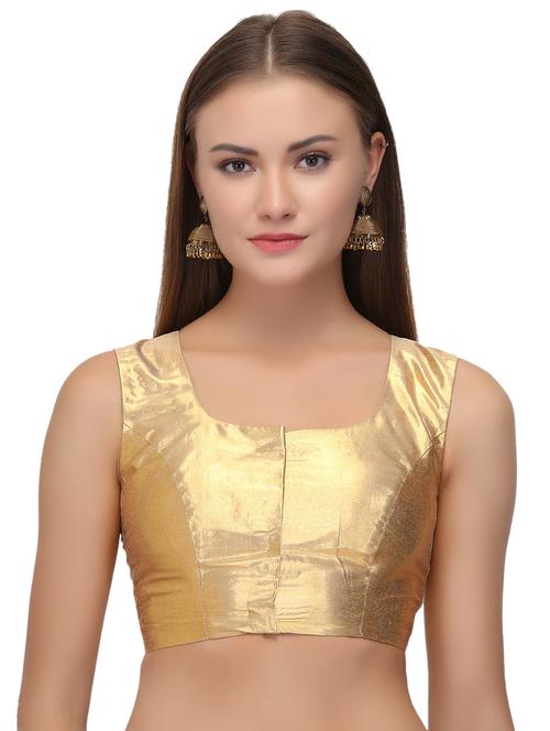 gold silk blouse - 15694008 - Very Small Image - 1