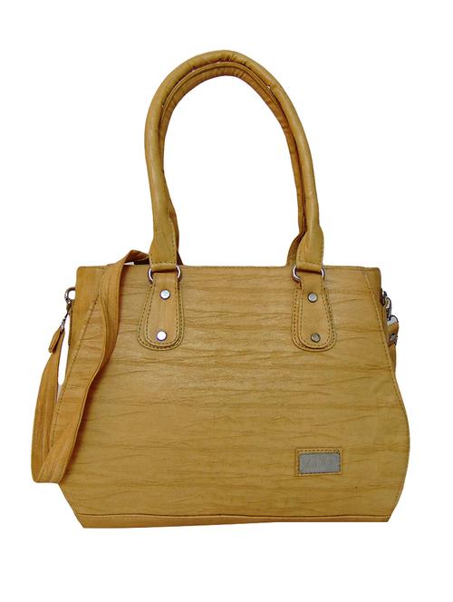 tan leatherette (pu) handbag - 15695261 - Very Small Image - 1