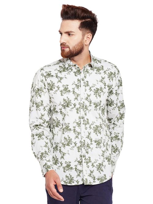 white cotton casual shirt - 15695524 - Very Small Image - 1