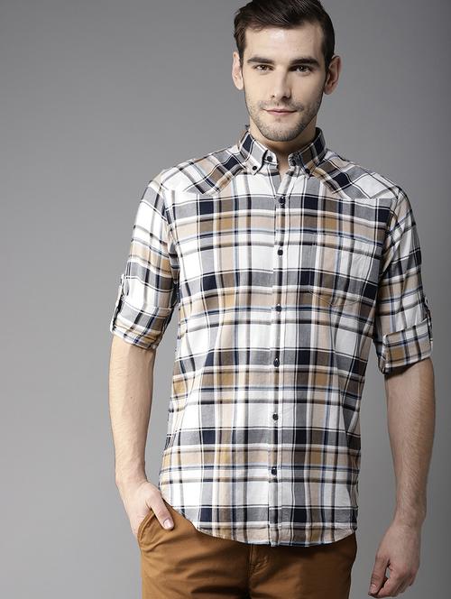 multicolor cotton casual shirt - 15696926 - Very Small Image - 1