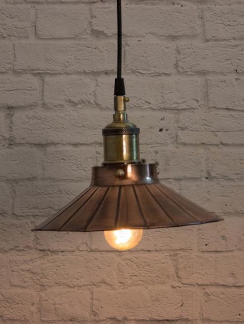 copper umbrella pendant light - 15697141 - Very Small Image - 1