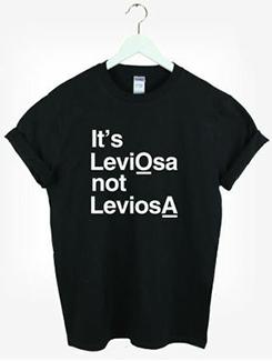 letter print turn-up sleeved tee - 15698243 - Very Small Image - 1