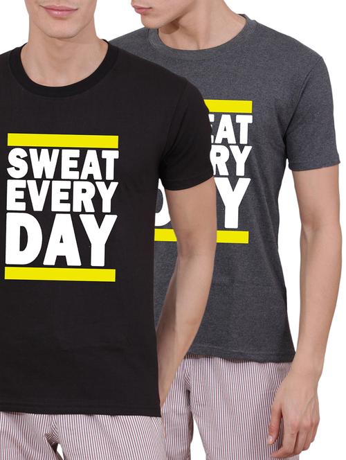multi colored cotton combo t-shirt - 15698521 - Very Small Image - 1