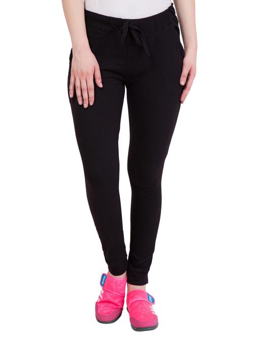 drawstring waist solid track pant - 15699394 - Very Small Image - 1