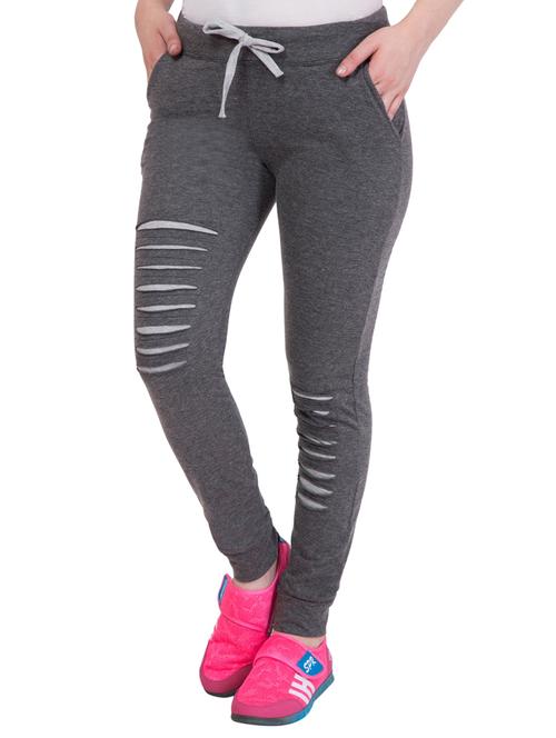 drawstring waist solid track pant - 15699433 - Very Small Image - 1